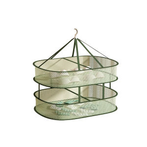 🔷ส่งด่วน🔷 ที่ตากผ้า ที่ตากชุดชั้นใน แบบแขวน 2 ชั้น ระบายอากาศได้ดี ขนาด 58x43 cm