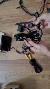 Tẩu 12V trên ô tô 2 đầu racó công tắc cấp nguồn đồng thời cho màn hìnhcamera