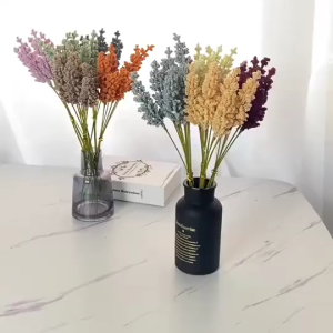 Artificial Japanese Skimmia Flower/Bunga Lavender Japanese Skimia/Bunga Pemanis Buket [NK-207]