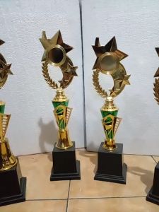 Piala Lomba Juara 1 2 3 4 (N0.7 BODY HIJAU RASER) \"costum\" FREE STICKER (BOLEH satuan)TERMASUK SETICKER DAN FREE DESIGN