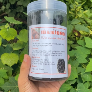 Viên Hà Thủ Ô Đỏ Mè Đen Thảo Dược Tây Bắc Hỗ Trợ Đen Tóc Đẹp Da Bồi Bổ Sức Khỏe Hũ 500g Nguyên Chất