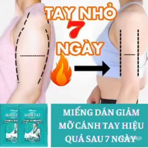 [CHÍNH HÃNG]Set 12 Miếng Dán Giảm Mỡ Cánh Tay Moxibustion Dán Nén Nóng Sản Phẩm Giảm Béo Để Đốt Cháy Giảm Mỡ Trong Vòng 7 Ngày