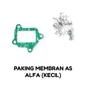 Paking Membran As Alfa (Lubang Kecil) - Packing Peking Gasket Membran Reed Valve Lubang As Kecil Yamaha Sigma Champ