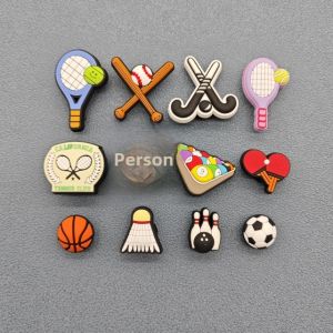 New Arrival Crocs Shoe Ornament Genuine Goods Hole Shoe Ornament Decorative Buckle Carluo Chi Zhibixing Basketball Football Badminton