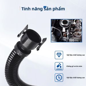 Ống Dẫn Khí Lọc Gió Bằng Nylon PA Đen Cho Xe BMW Series E90 E91 E92 F32 - Phù Hợp Với Các Mẫu Xe 1 3 4 5 6 7 X1 X3 X4 X5 X6