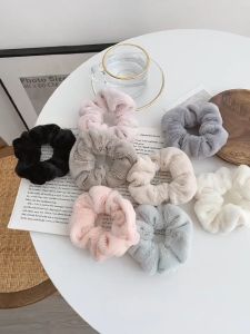 Karet Ikat Rambut Srunchie Bahan Boneka Lembut Plush Hair Rope JOFIK90