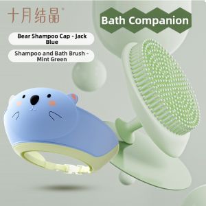 SHI YUE JIE JING | Silicone Infant Hair and Body Brush
