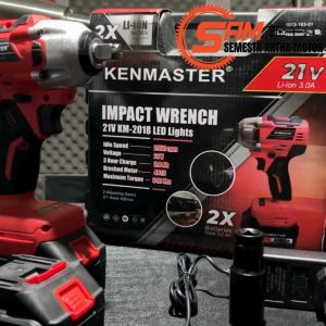 Impact Wrench Kenmaster 21V KM-2018: Charger 3 Jam & Led Light