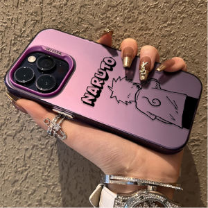 Bandai | Ốp Lưng Cứng Họa Tiết Anime Naruto Sasuke Cho iPhone 12 13 Pro Max 11 SE 2020 - Bảo Vệ PC Nhẹ Chống Trầy Xước Chống Bụi