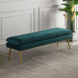 Accessible Luxury Sofa Bench Cloakroom Changing Stool Minimalist Shoe Changing Stool Bedroom Bedside Stool Metal Foot Bed Bed End Stool