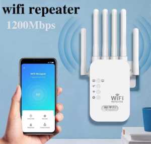 ( BISA COD ) WiFi Repeater Penguat Sinyal Wifi 1200Mbps Wireless WiFi Signal Range Extender Signal Booster