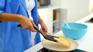 2 In 1 Non Stick Grip And Flip Tongs Egg Spatula French Toast Pancake Clamp Beefsteak Turners Kitchen Cooking Tools