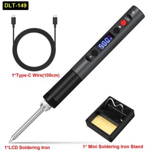 Bộ Dụng Cụ Hàn Sắt LCD NEWACALOX 65W Với Nhiệt Độ Điều Chỉnh Nhanh Type-C 180-500 ℃   Bút Hàn Đen Dụng Cụ Hàn