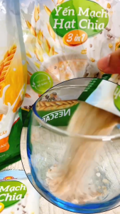 Yến Mạch Hạt Chia 3 Trong 1 - Pha Uống Liền - Túi 450g (15Gói)