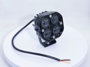 MOFOX D2 Laser Gun Mini Driving Light: White & Yellow Fog Light For Motorcycle & Car LED 80W Spotlight