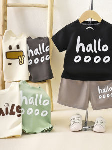 Children Summer Casual T-Shirt and Shorts Set