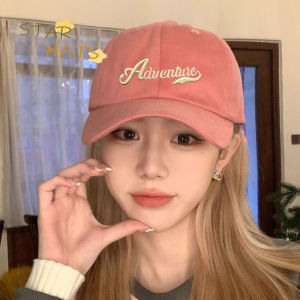 French Rouje Dsyle deep top big head round duckbill hat spring and summer letter casual ins couple baseball hat