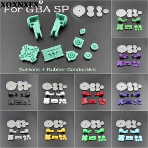 Colorful Full Button Set With Conductive Silicone Rubber Pads For  GBA SP Mod Repair Keypad D‑Pad LR AB Select Start Buttons