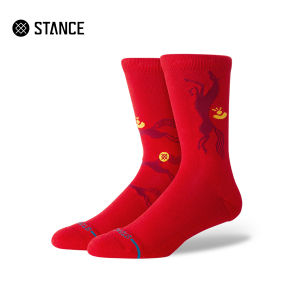 Stance | Lucky Red Mid-calf Socks for Chinese New Year Horse Zodiac
