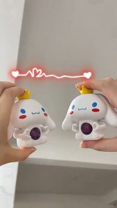 Versi Suara I Love You Cinnamoroll Beruang Mainan Hadiah Sanrio Night Light Kawai 3D