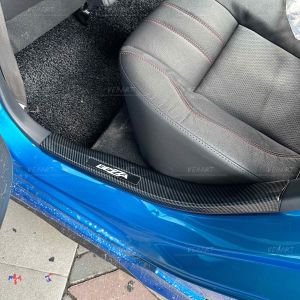 Vemart perodua bezza Carbon fiber car side door step accessories