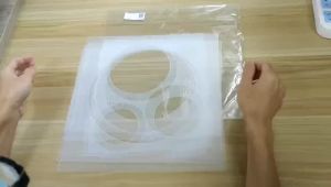 Alat Pengukur Balon Dekorasi Balon Sizer 11 Lubang Bentuk Kotak Pengukur Balon Ulang Tahun Untuk Dekorasi Pesta