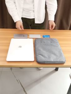 Tas Laptop Macbook Pro / Air 13-14 inch Bahan Fabric Anti Air TLF8