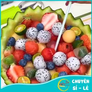 Bộ Dụng Cụ Dao Dĩa Cắt Tỉa Hoa Quả Rau Củ 3in1 Chuyên Nghiệp Tiện Lợi Chất Liệu Thép Không Gỉ Tiện Lợi Dễ Sử Dụng