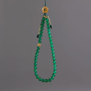 Original Retro Artistic Southern Red Agate Phone Chain Qingdai Anti-Loss Phone Lanyard Womens High-End Wrist Cord