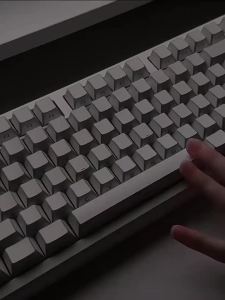 132 Keys Shadow Fold Dye Sub PBT Keycap Cherry Profile Side Printed Shine Through Keycaps for MX Switches Gaming Keyboard