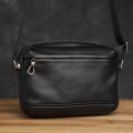 Genuine Leather Men Shoulder Bag Vintage Messenger Bags Male Crossbody Bags Man's Handbag Sling Bag iPAD 9.7 Inch NASVA. 