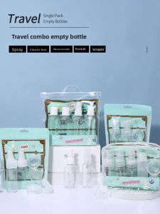 MONLEYTA | Portable Travel Size Bottles Set Spray Bottle For Bath Gel Shampoo Hydrating Mist Portable Dispenser Set For On-The-Go