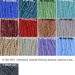 KRISTAL CEKO 8 mm "MURAH" WARNA LENGKAP kristal ceko rencengan Kristal ceko merah kristal ceko bunga kristal ceko bakpau kristal ceko doff kristal ceko kilat kristal bakpau doff kristal bakpau doff Kristal ceko 8 mm bakpau kristal ceko doff 8 mm kristal