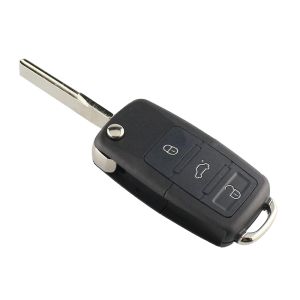 3 Buttons Blank Car Keys for Beetle/Caddy/Eos/Golf/Jetta/Polo/Scirocco/Tiguan/Touran/UP For VW Car Key Shell Remote Flip