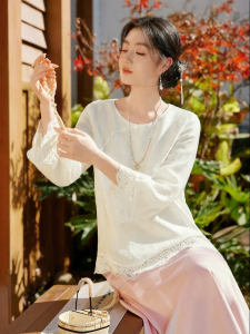 XIANGYING | New Chinese Style Embroidered Shirt Autumn 2026 New Design