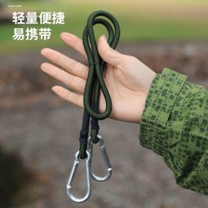 Dây Đàn Hồi Ngoài Trời Dây Buộc Hành Lý Cho Xe Trại Dây Buộc Cố Định Cho Lều Dây Phơi Quần Áo Dây Buộc Hai Móc Treo