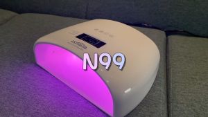 DOYADA 120W Two Hand UV Lamp for Gel Nail Dryer High Efficiency Dual Light Source LED Nail Lamp Hand Large Space