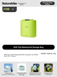 NatureHike | Waterproof Roll-Top Dry Sack with Bottom Purge Valve