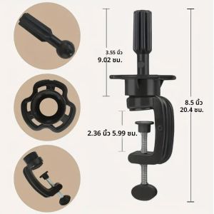 ยาวเส้นใยสังเคราะห์ผม Mannequin หัวฟรี CLAMP Stand ช่างทําผม Manikin Cosmetology ตุ๊กตาสําหรับ DIY Braid