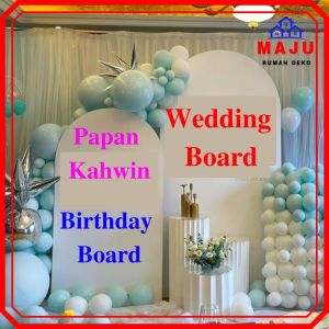 Maju Papan untuk Kahwin Murah Size Besar Wedding board Sign board Welcome Board Besar Party Board papan dan kaki
