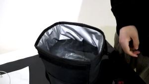 In stock Portable Car Trash Can Hanging Waterproof Leakproof Foldable Trash Can Storage Bag