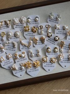 Natural Freshwater Pearl Stud Earrings 925 Silver Needle Diamond Drop Earrings Unique Piece Korean Style Womens Jewelry