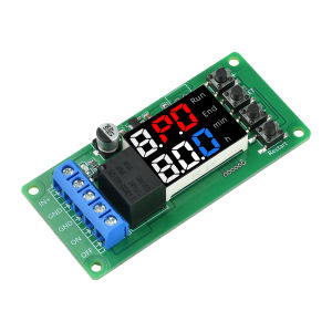 diymore | T2101 Relay Module DC 12V Dual Mode Single Channel Direct Output Programmable Timer Controller Delay Relay Module