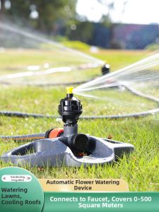 Automatic Garden Lawn Irrigation Sprinkler Rotating Cooling Sprinkler