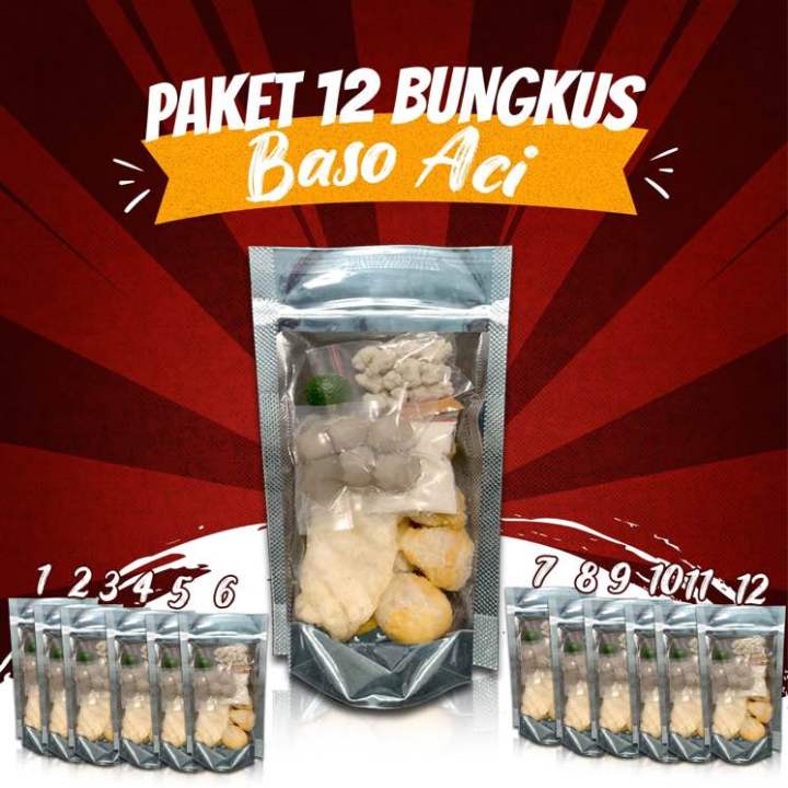Baso Aci 12袋セット Big Sale!!baso AciやSeblak 12点セットの通販は