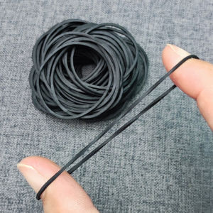 400 Pcs Black Rubber Bands Stretchable Band Sturdy Rubber 40mm Strong Elastic Band Office Stationery Packing Supplies