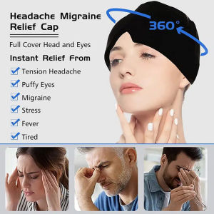Topi Masker Alat Terapi Mata Dan Kepala Gel Panas / Dingin Penutup Mata Es Eyes Relax Migraine