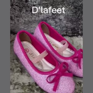 Dlafeet Flat Shoes Anak Perempuan - Chila Black