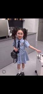 Judy Detektif kelinci Disneyland Gaun putri kids dress anak perempuan dress kemeja