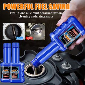 Gas Treatment Super Concentrated Gasoline Fuel Additives Fuel Treatment For Car Motorcycles 60ml Engine Catalytic Converter Cleaning Carbon Remover Gasoline Additive For Cleaning Combustion Residues In The Engine Fuel Injector Cleaner For Gasoline Fuel